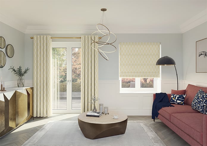 Dolce, Bamboo - Twist&Fit Roman Blind - Image 9
